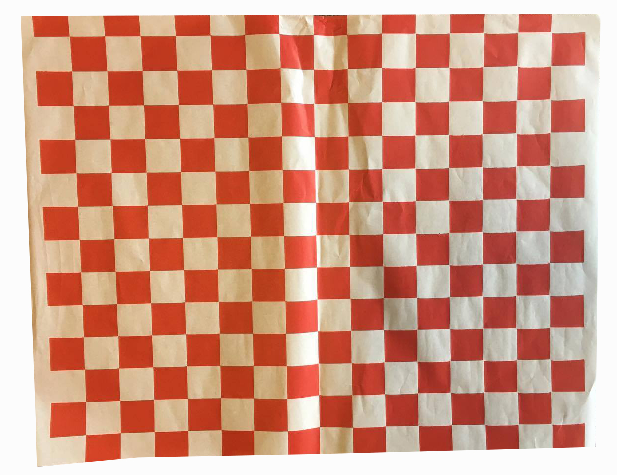 Grease Proof Paper Red Check Print 38gsm